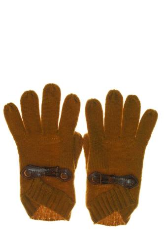 Gloves With Leather Belt